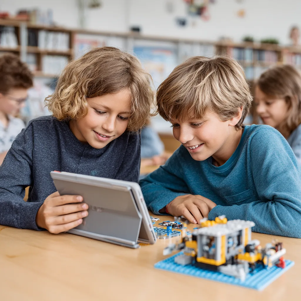 Děti programují LEGO roboty